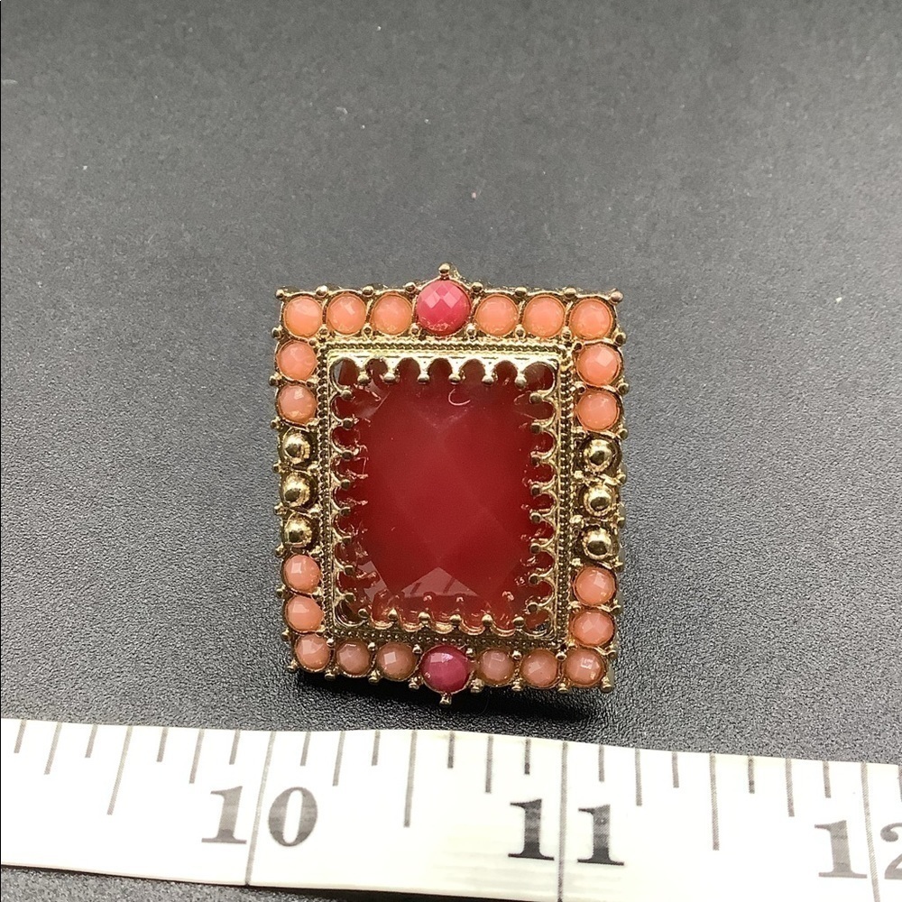 ❤️bundle Only ❤️ Large statement ring adjustable - Picture 3 of 5